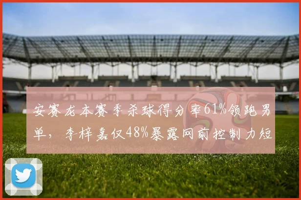安赛龙本赛季杀球得分率61%领跑男单，李梓嘉仅48%暴露网前控制力短板